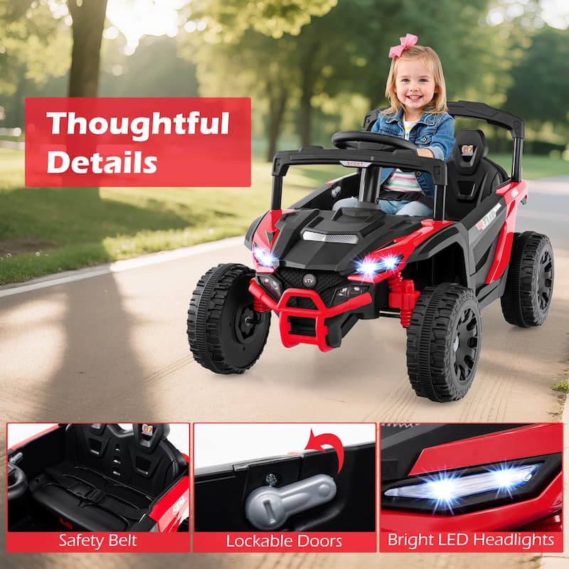 Honeyjoy 12V Kids Ride On Car Battery Powered Electric Remote Control - See Details