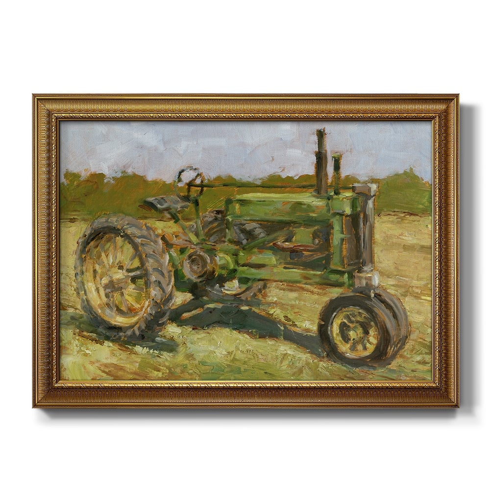 Rustic Tractors I Premium Framed Canvas- Ready to Hang
