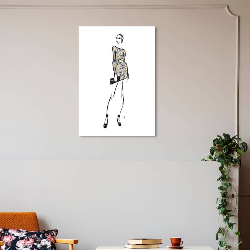 Wynwood Studio Canvas Fashion and Glam Fashion Runway 2 Black and Glam Wall Art Canvas Print - 30 x 20