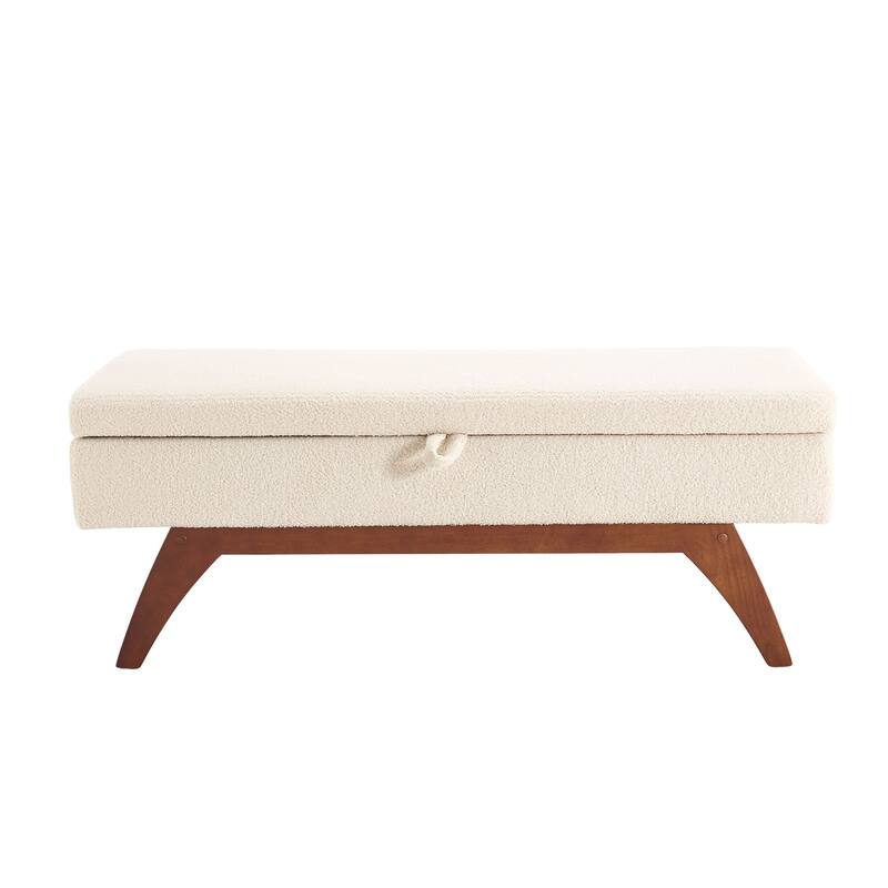Upholstered storage Bench