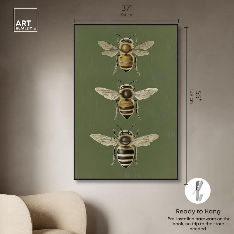 Anatomy of the Bee Canvas by Art Remedy