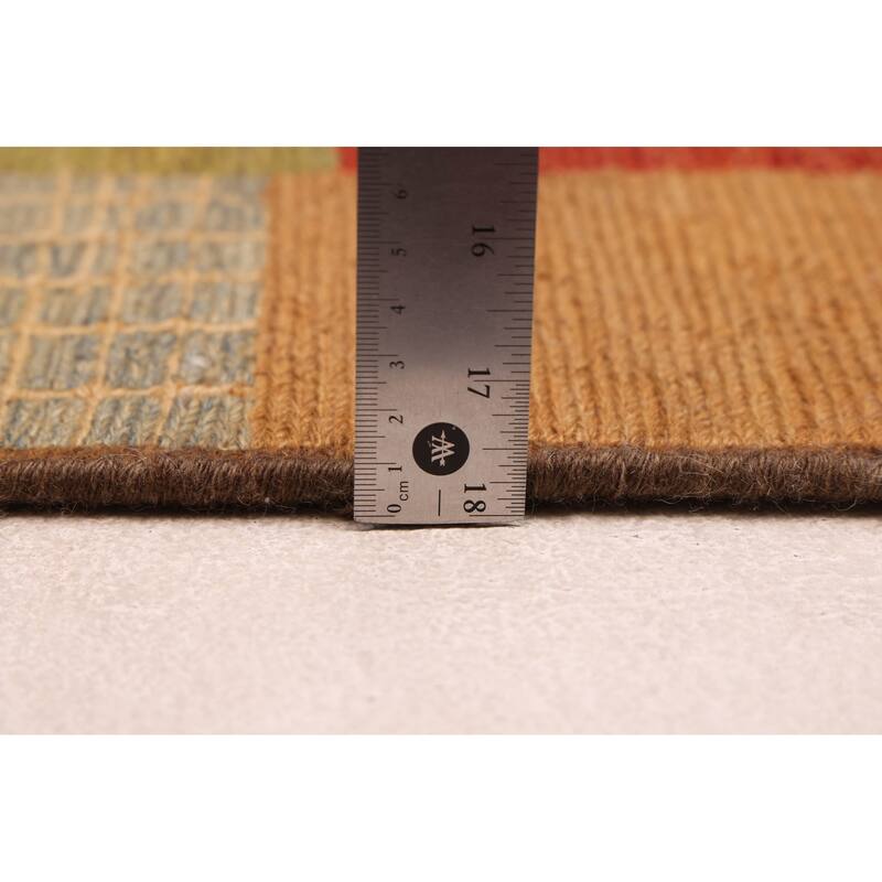 ECARPETGALLERY Flat-Weave Lahor Finest Multi Color Wool Tapestry Kilim - 2'6 x 12'11