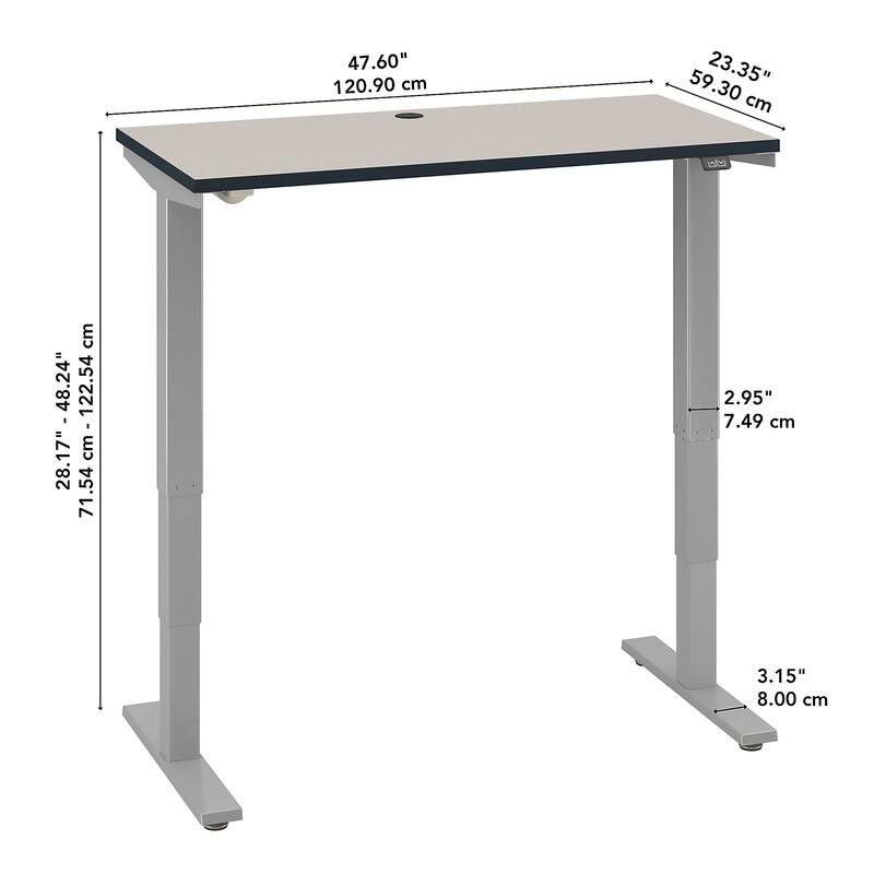 Bush Business Furniture Move 40 Series 48x24 Adjustable Standing Desk