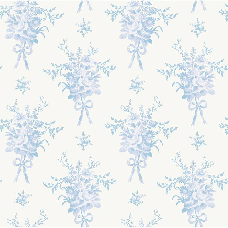 Rosie Arrangements Icey Winters Bouquet Toss Wallpaper