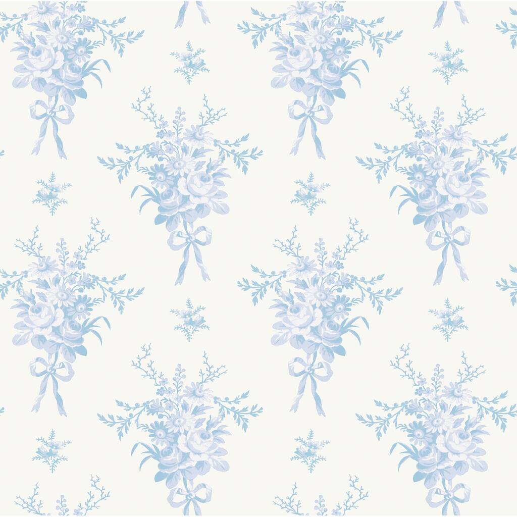 Rosie Arrangements Icey Winters Bouquet Toss Wallpaper