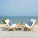 preview thumbnail 22 of 75, SAFAVIEH Outdoor Chaston 4-Piece Conversation Patio Set with Accent Pillows
