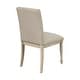 preview thumbnail 4 of 7, Martha Stewart Fiona Upholstered Dining Chair with Turned Wood Legs- Set of 2