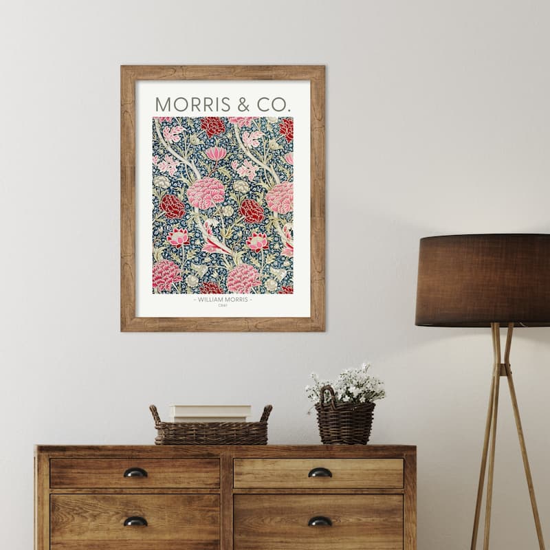Cray by William Morris Wood Framed Wall Art Print