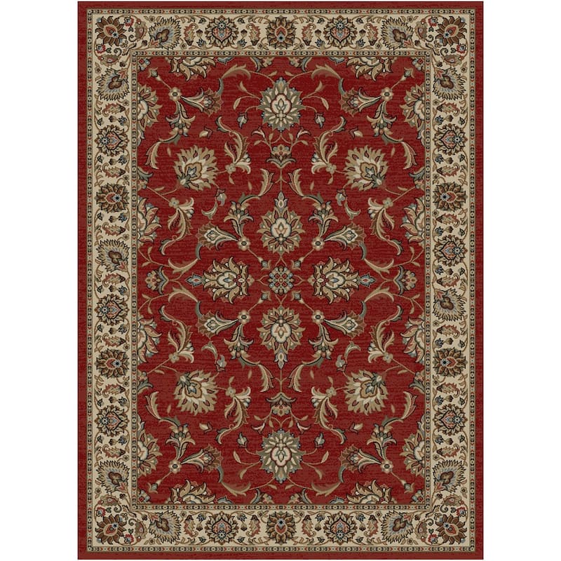 Hometown Ambassador Traditional Area Rug - 9'3"x12'6" - Claret