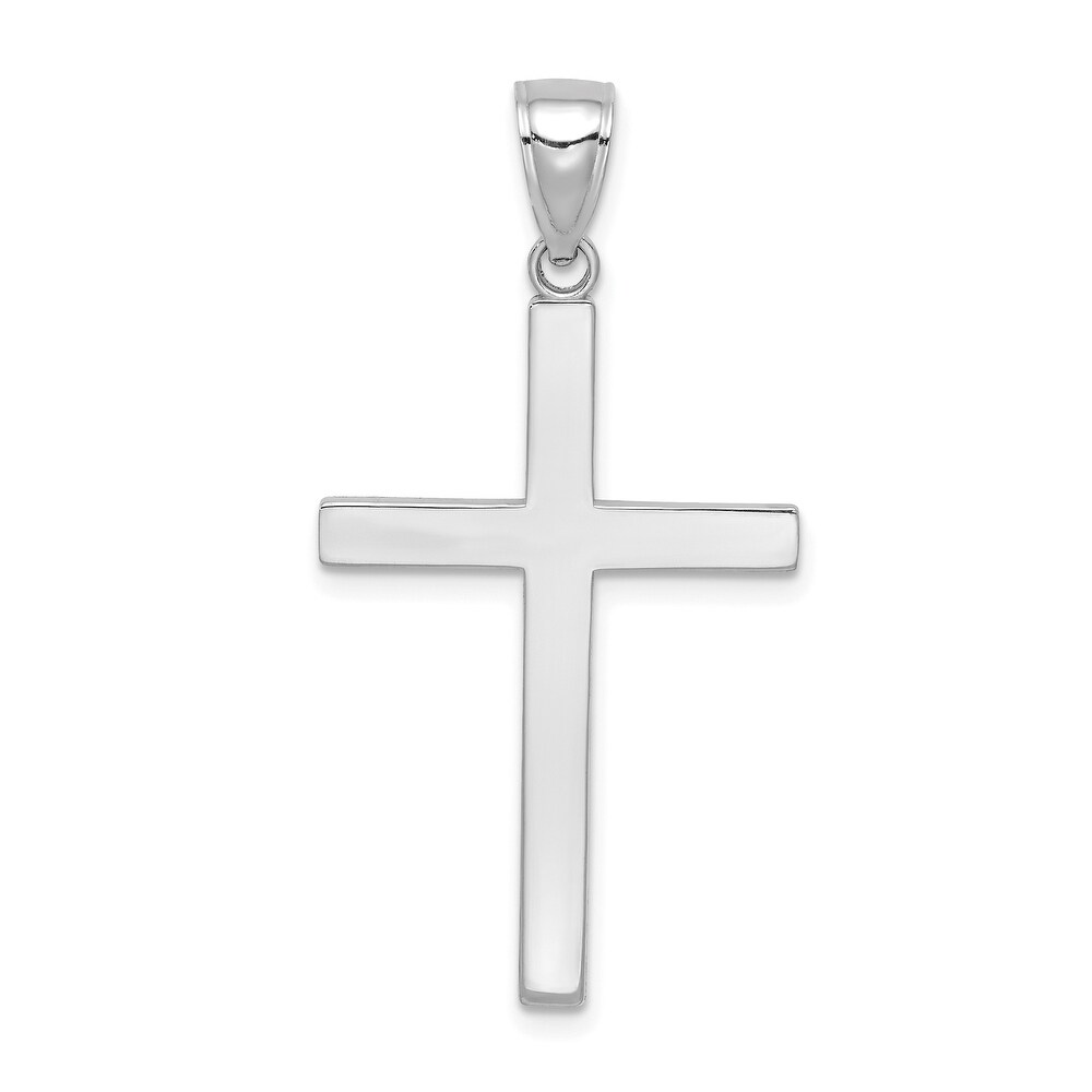 Diamond CrossCharm Jewels By Lux 14k White Gold .03ct