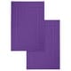 preview thumbnail 9 of 12, Luxurious Cotton 1350 GSM Bath Mats by Ample Decor- Pack of 2 24" X 17" - Purple