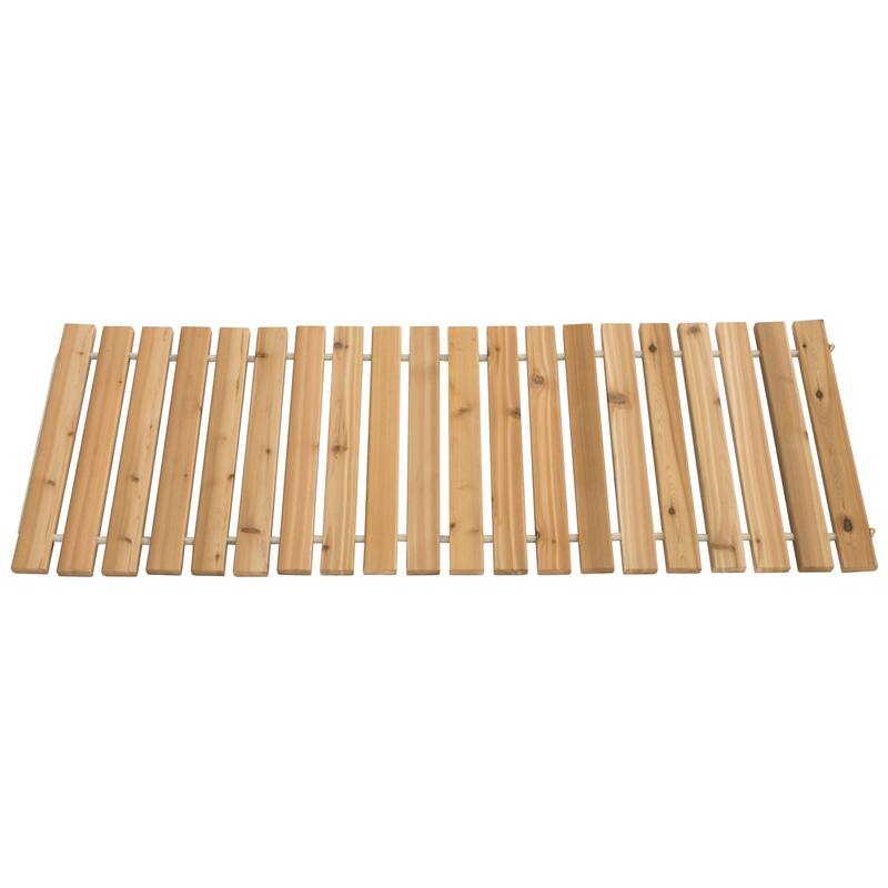 Red Cedar Roll-Up Walkway