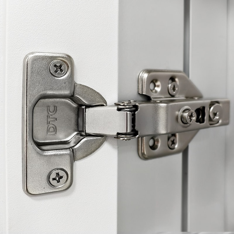 Medicine Cabinet Silver Mirrored Recessed or Surface Mount Single Door Open with Organizer Shelves