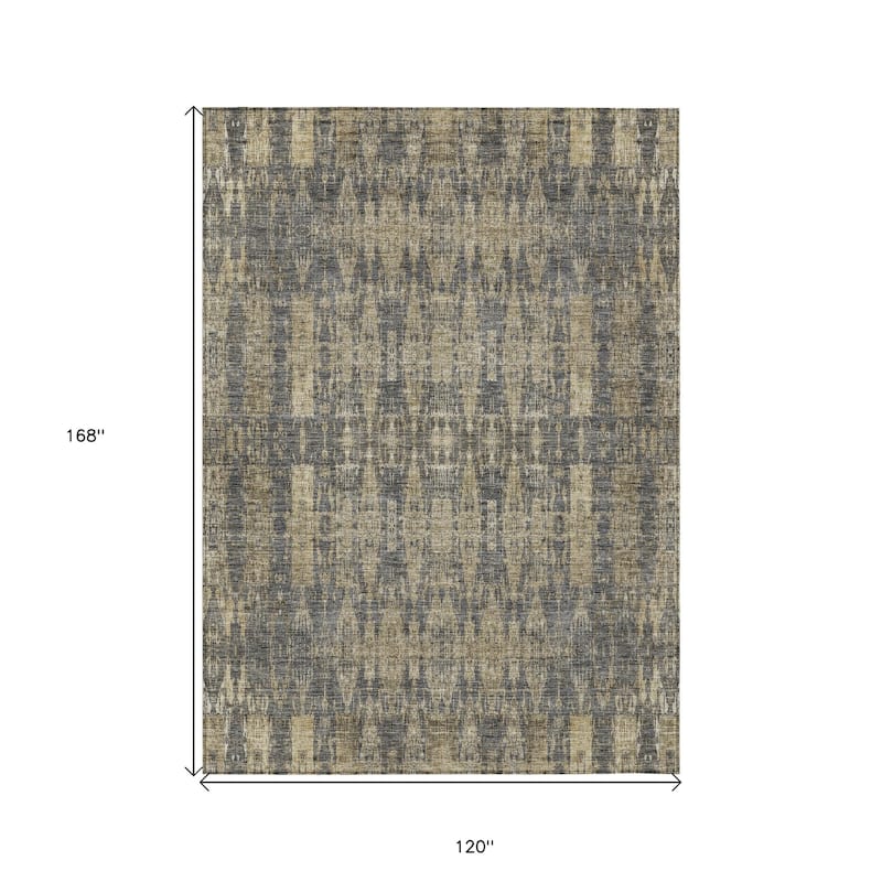 HomeRoots Moroccan Transitional Rectangle Outdoor Rug