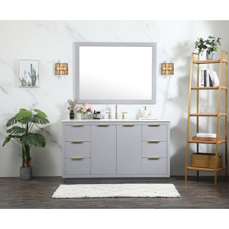 Elegant Lighting 2200W8 Serena 2 Light 12" Tall Bathroom Sconce with