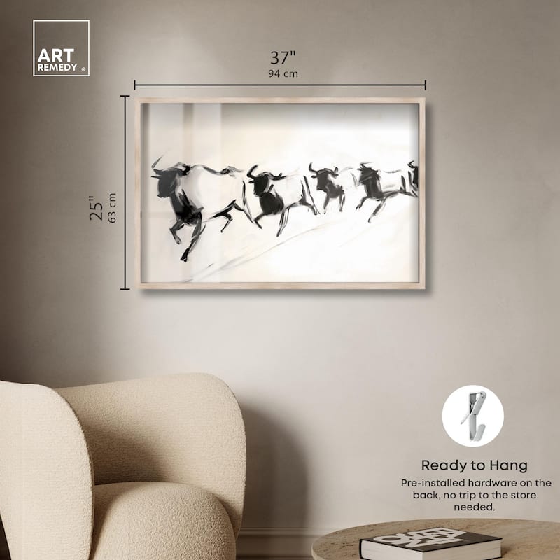 Bovine II Shadowbox by Art Remedy