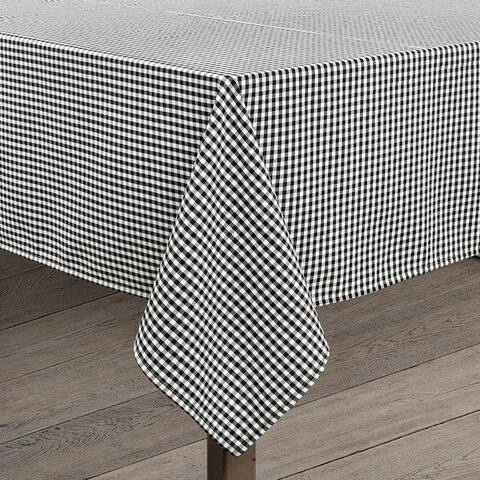 Lush Decor Gingham Check Yarn Dyed Tablecloth