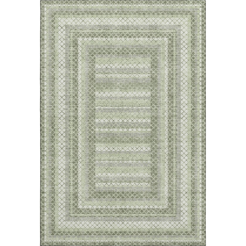 Premium Washable Super Soft Modern Borders Mayfield Rug
