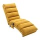 preview thumbnail 15 of 18, Luxurious Linen Massage Chaise Lounge Indoor with Remote Control,5 Modes,Side Pocket for Office,Living Room