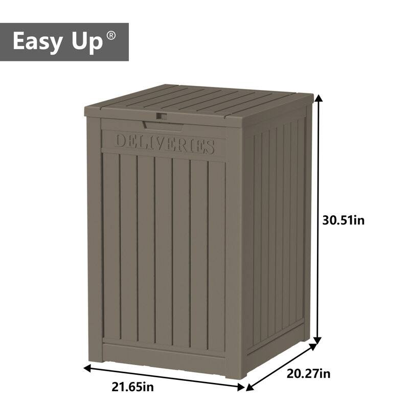 Outdoor Patio Storage Resin Lockable Deck Box