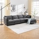 LIKIMIO 118" Modern L-Shaped Modular Sectional Sofa For