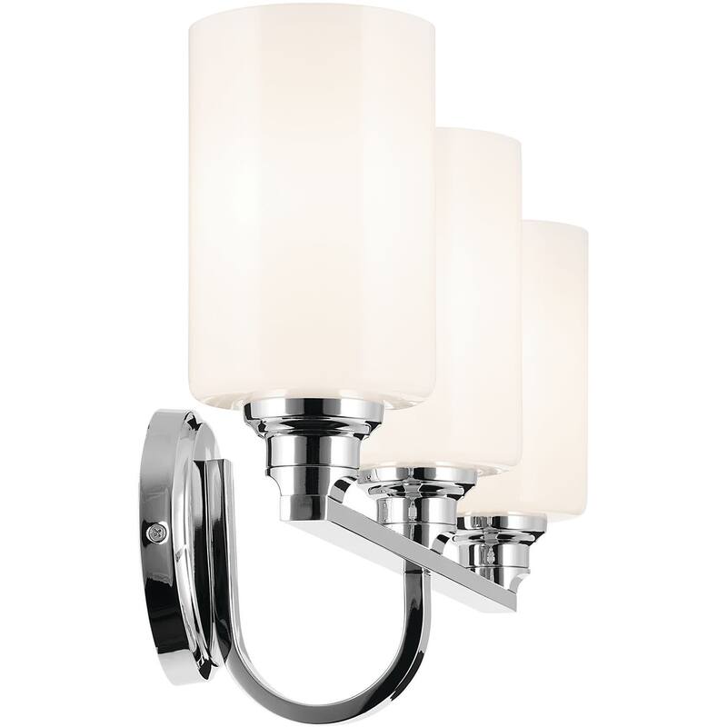 Kichler 55226 Gioe 3 Light 24" Wide Vanity Light with Opal Glass