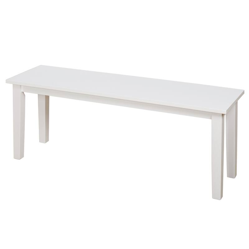 Simple Living Tiffany White Dining Bench