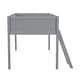 preview thumbnail 10 of 35, Wood Loft Bed with Ladder, Ladder Can Be Placed on The Left or Right