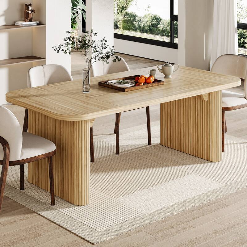 Wood Dining Table, Modern Kitchen Table, Dining Room Accent Table
