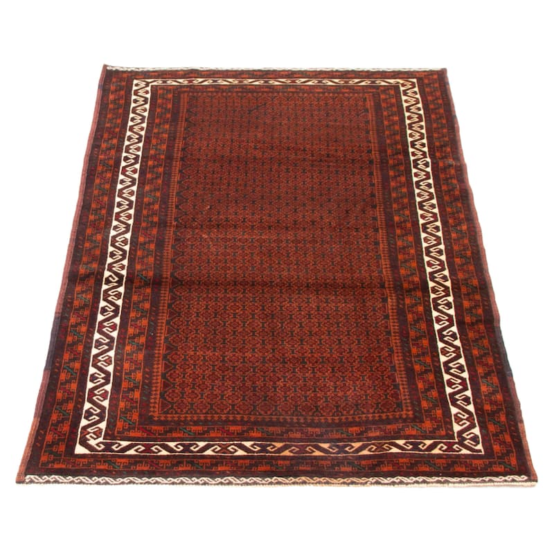 Teimani Brown Rug 4'1" x 6'5" - 4'1 x 6'5