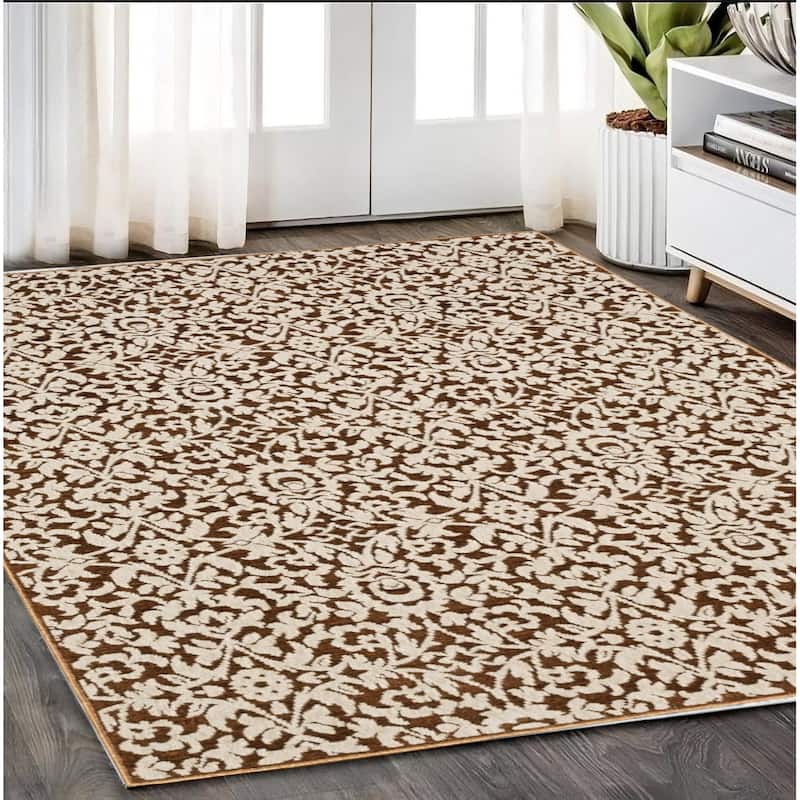 HomeRootsOriental Traditional Runner Area Rug - 90.55' X '62.99' X '0.39