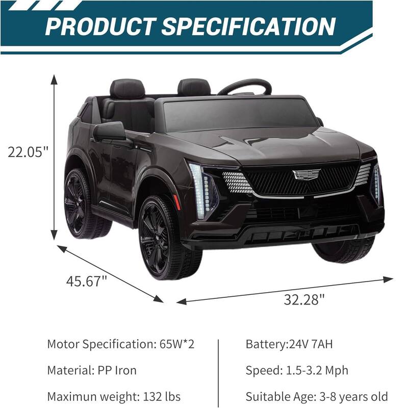 24V 2 Seater Ride On Truck Car with Parent Remote Control for Kids Best Gifts