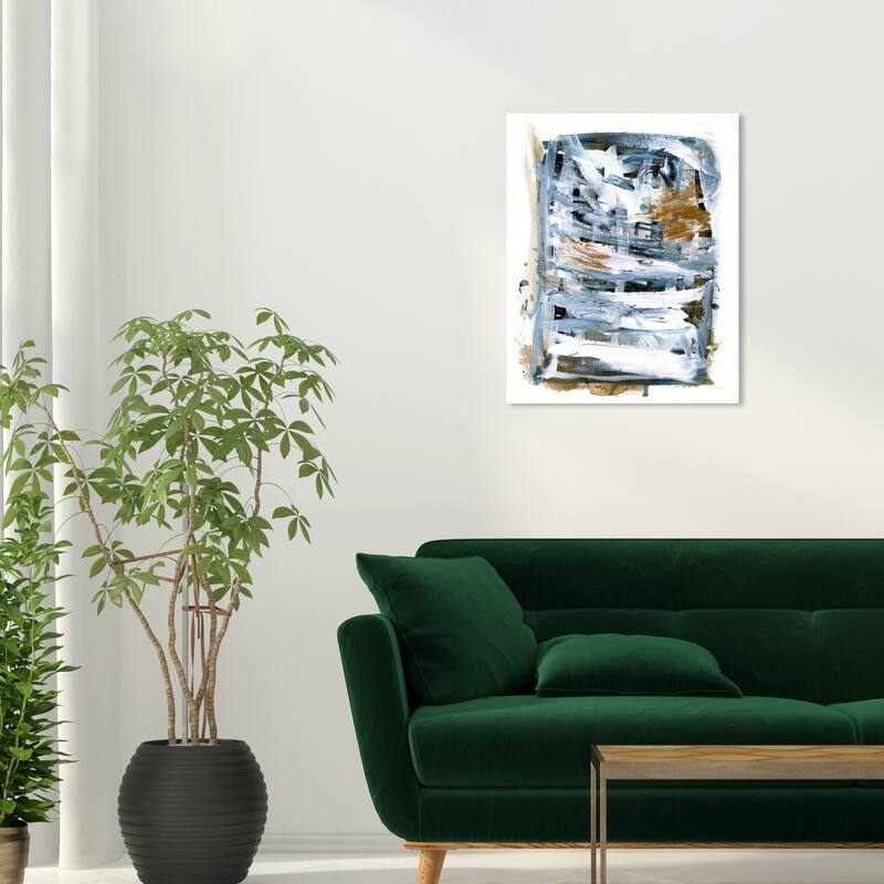 Wynwood Studio Abstract Stages White and Modern & Contemporary Wall Art Canvas Print - 24 x 20