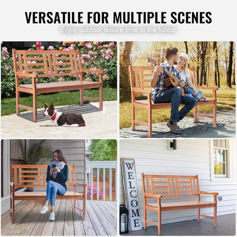 Outdoor Bench Dining Bench Patio Bench for Garden, Park, Yard, Front Porch