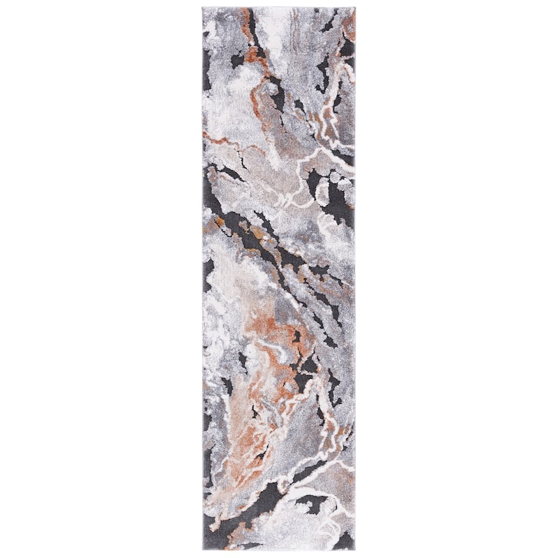 SAFAVIEH Cyrus Shag Kerasoula Abstract 1-inch Thick Rug