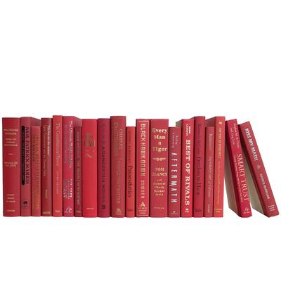 Books Red Decorative Accessories: Orchard Color By The Foot