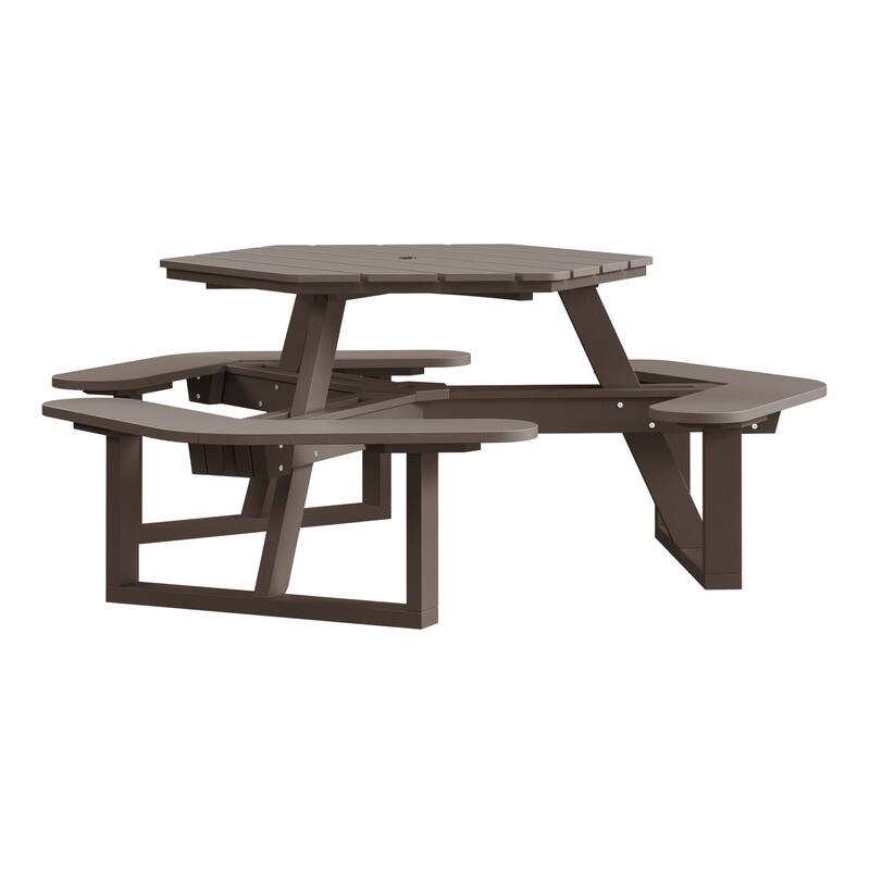 Shoreline Hexagon Picnic Table