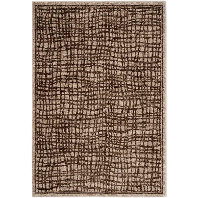 SAFAVIEH Adirondack Zoltanne Grid Distressed Rug