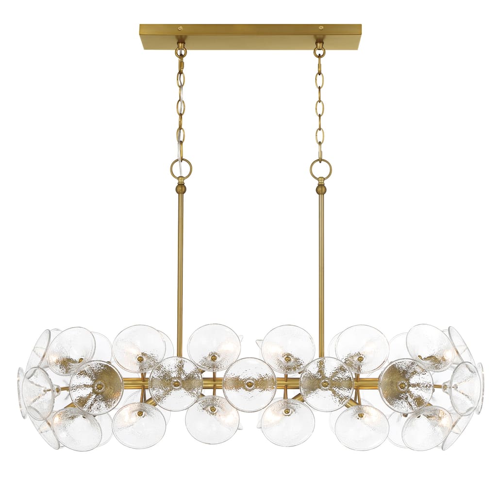 Minka Lavery 3659 Winter 12 Light 39" Wide Linear Chandelier