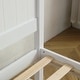 preview thumbnail 10 of 13, White Twin Pine Single-Layer Core Vertical Stripe Full-Board Curved Bed Head