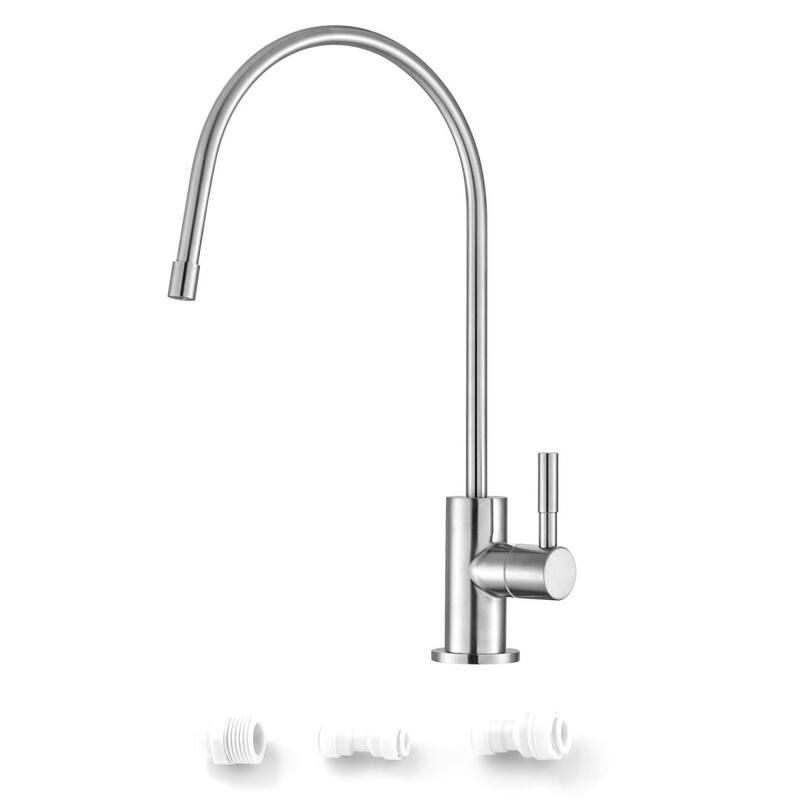 Kitchen Water Filter Faucet Stainless Steel Brushed Nickel Drinking Water Faucet
