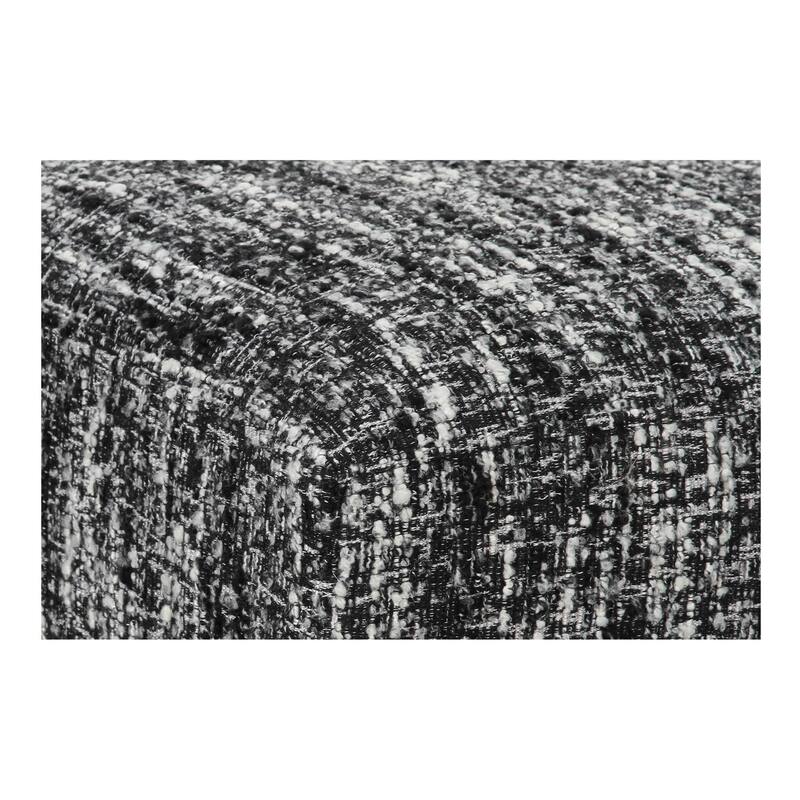 NADAAL STUDIOS Jessamine, Bench With Textured Boucle Upholstery - 55.9"W x20.5"D x16.5"H