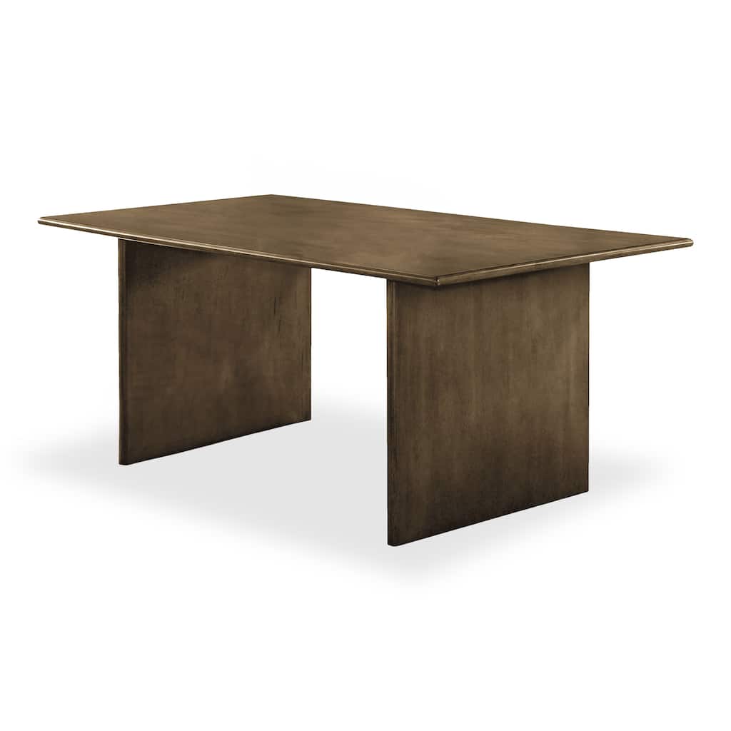 Furniture of America Velez Mid-Century Modern 72-inch Solid Wood Dining Table