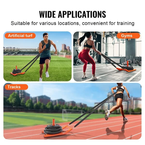 Sprint Sled SELEWARE Weight Sled, Workout Sled Fitness Strength
