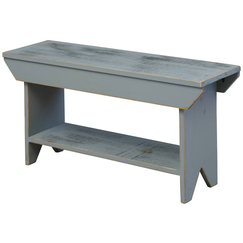 Country-Style Cobbler Bench - Grey