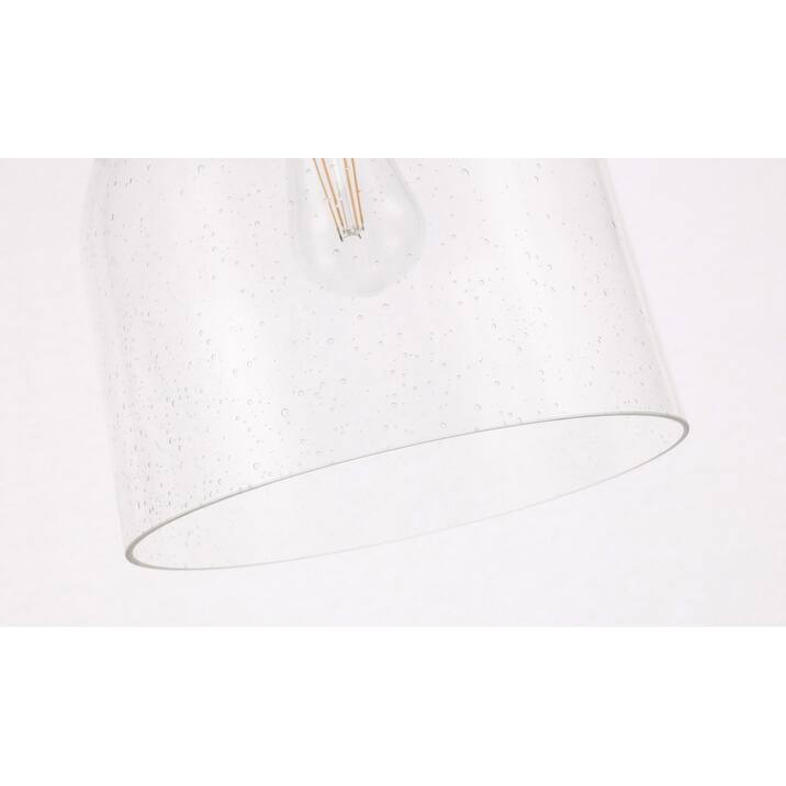 Candie 10-Inch 1-Light Clear Glass Pendant