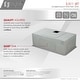 preview thumbnail 14 of 22, STYLISH 30 inch Stainless Steel 16G Undermount Kitchen Sink with Grid - Brushed Stainless Steel - 30" x 18" x 10"