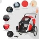 preview thumbnail 6 of 15, Aosom 2-in-1 Pet Bike Trailer, Dog Stroller, Small Pet Bicycle Cart Carrier with Safety Leash, and Easy Fold Design