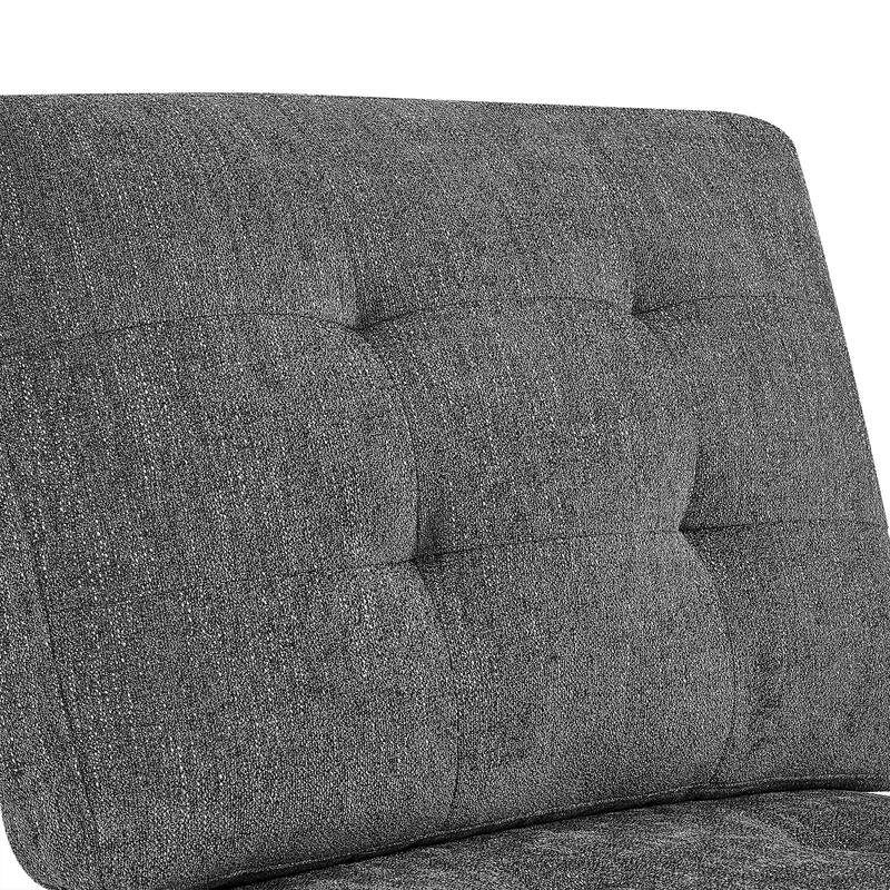 Anmytek Modern Grey Chenille Modular Sectional Corner Sofa