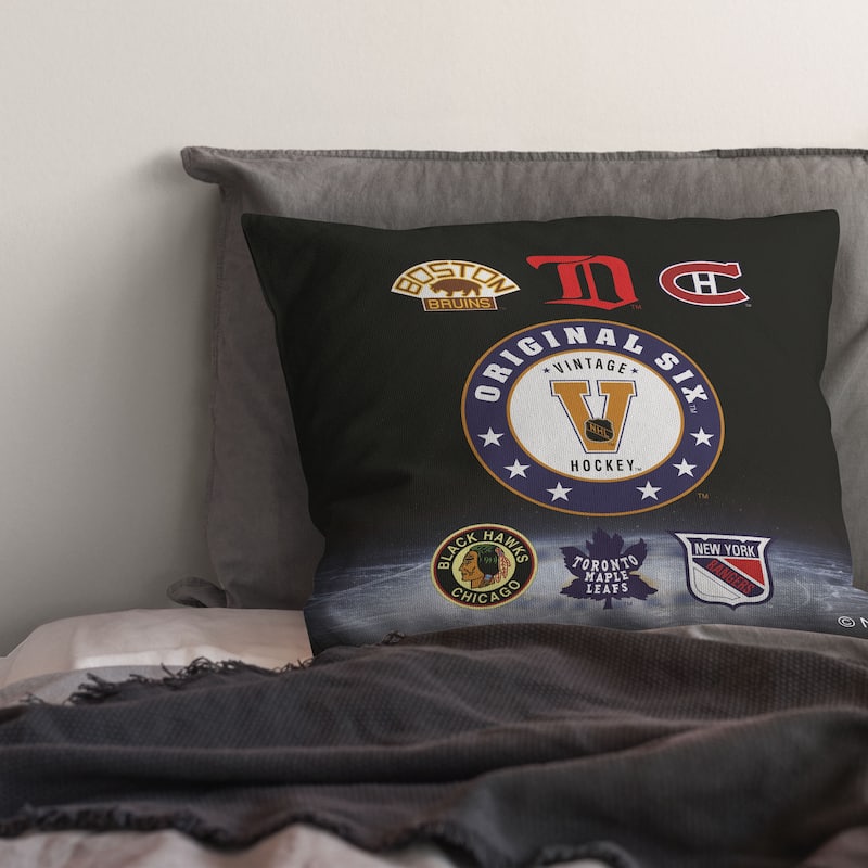 NHL First Six 18 Inch Throw Pillow